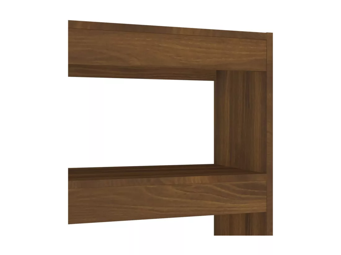 Bibliothèque/Séparateur de pièce Chêne marron 100x30x135 cm