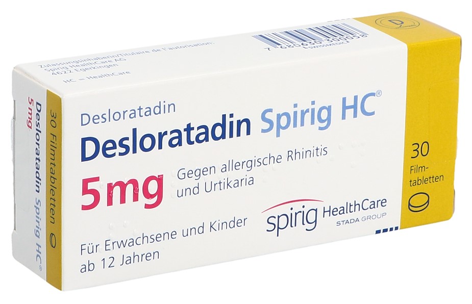DESLORATADINE Spirig HC Filmtabl 5 mg Blist 30 Stk