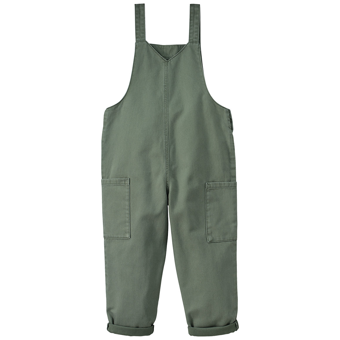 Topolino Pure Collection Kinder Latzhose mit Beintaschen oliv