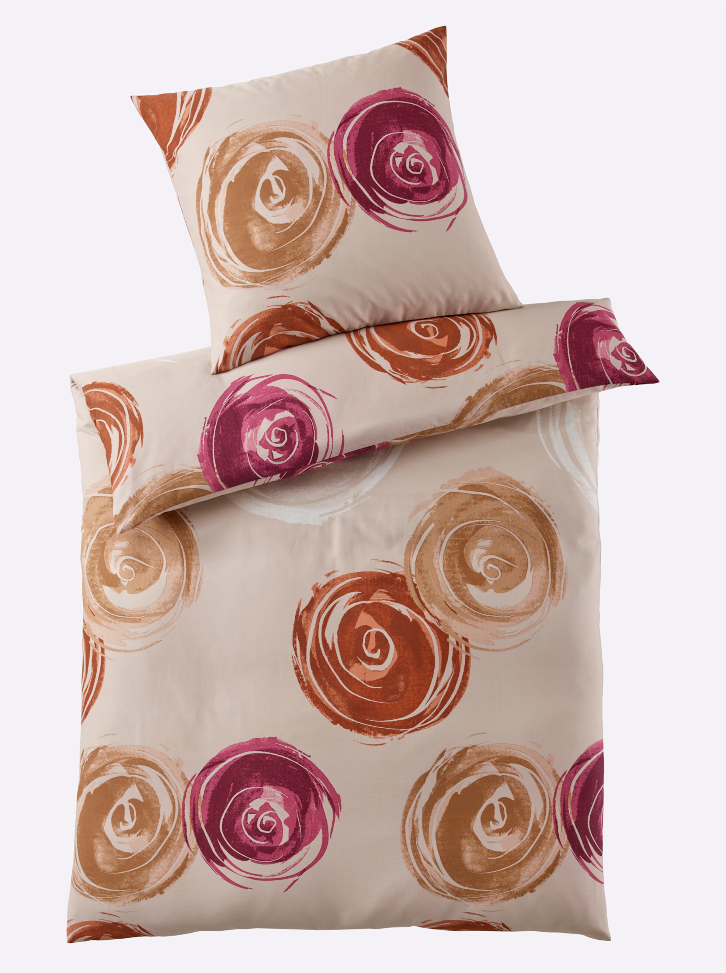 heine home Bettwäsche in taupe-terra