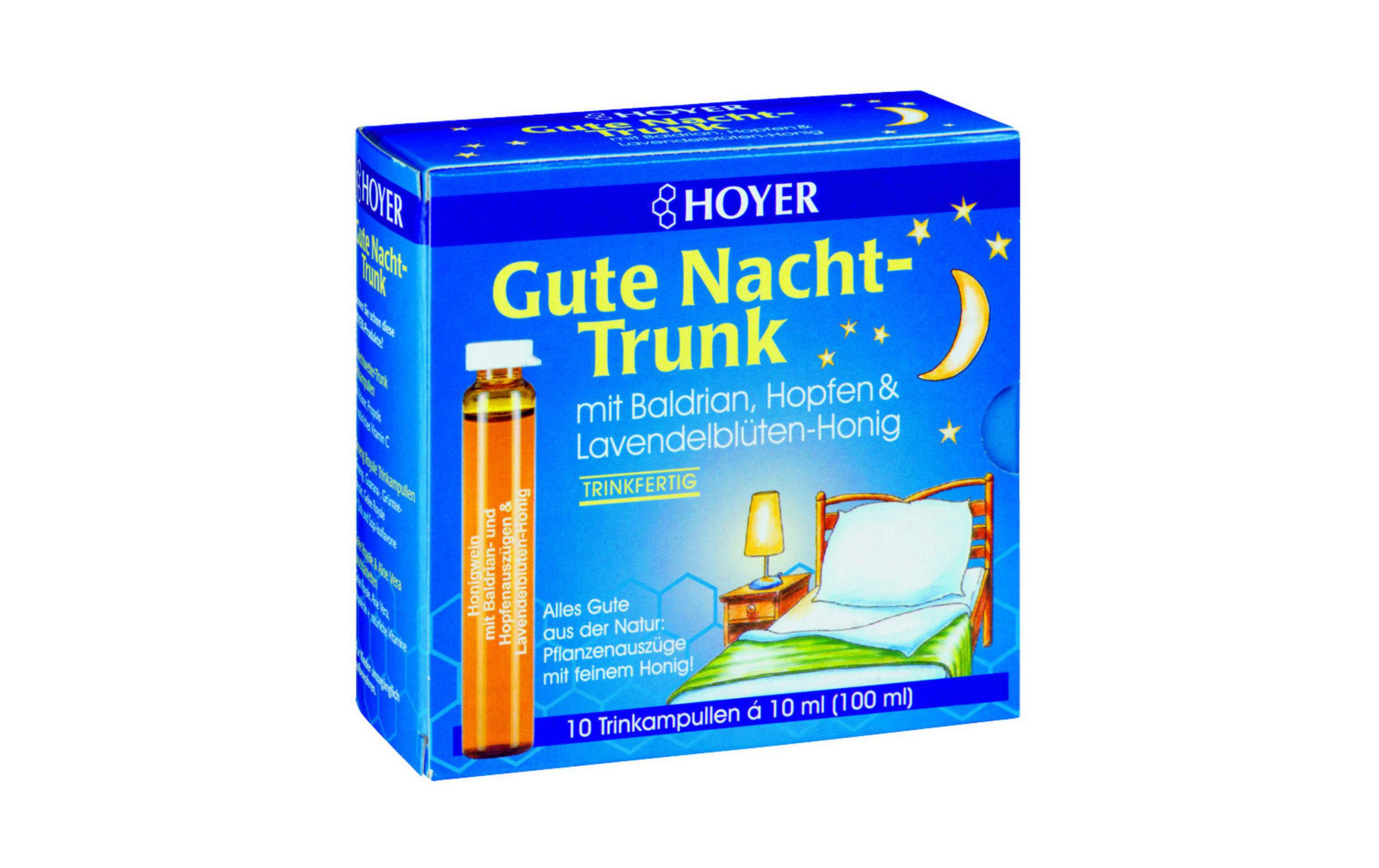 Bio Gute Nacht-Trunk Trinkampullen 10 x 10 mlBio Gute Nacht-Trunk Trinkampullen