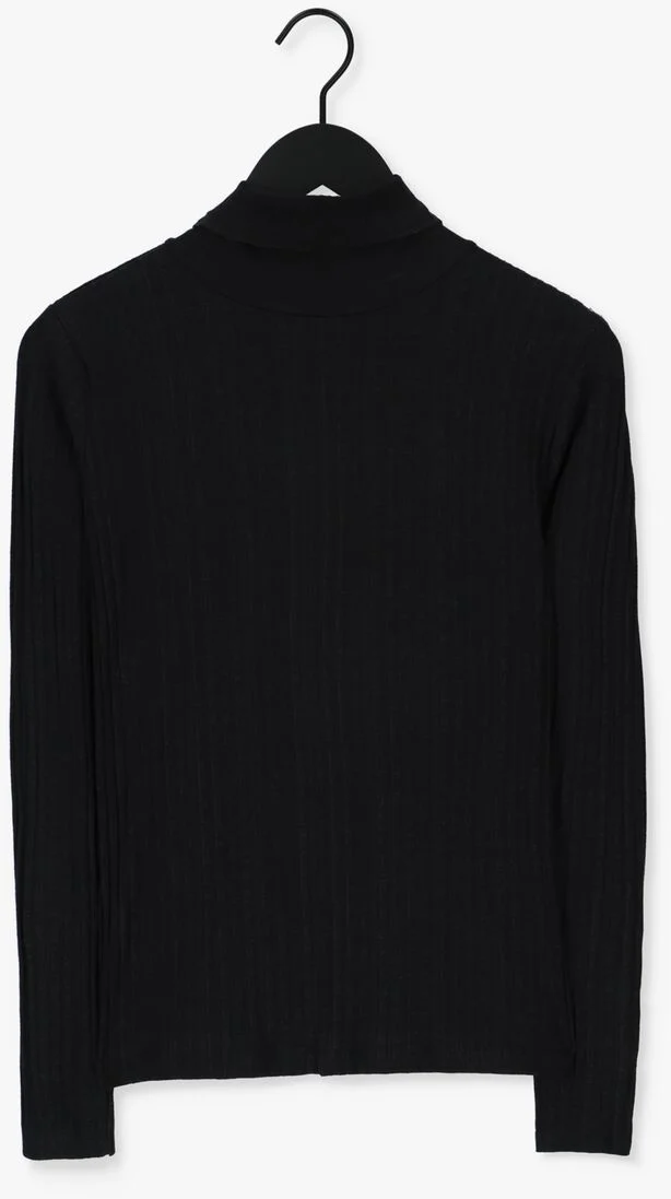 BY-BAR zwarte by-bar trui basic rollneck rib