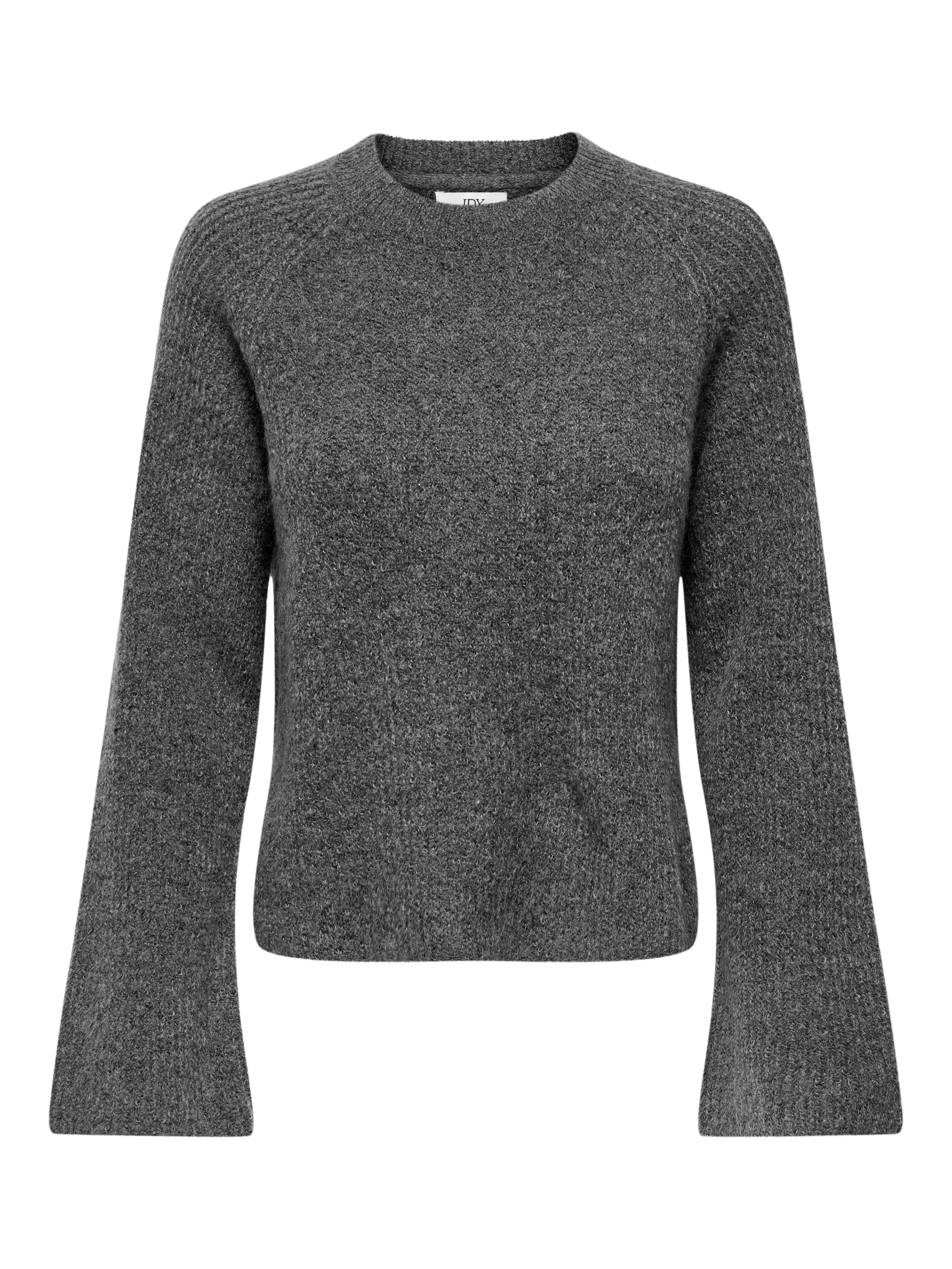JDYINGEBORG Strickpullover Dark Grey Melange