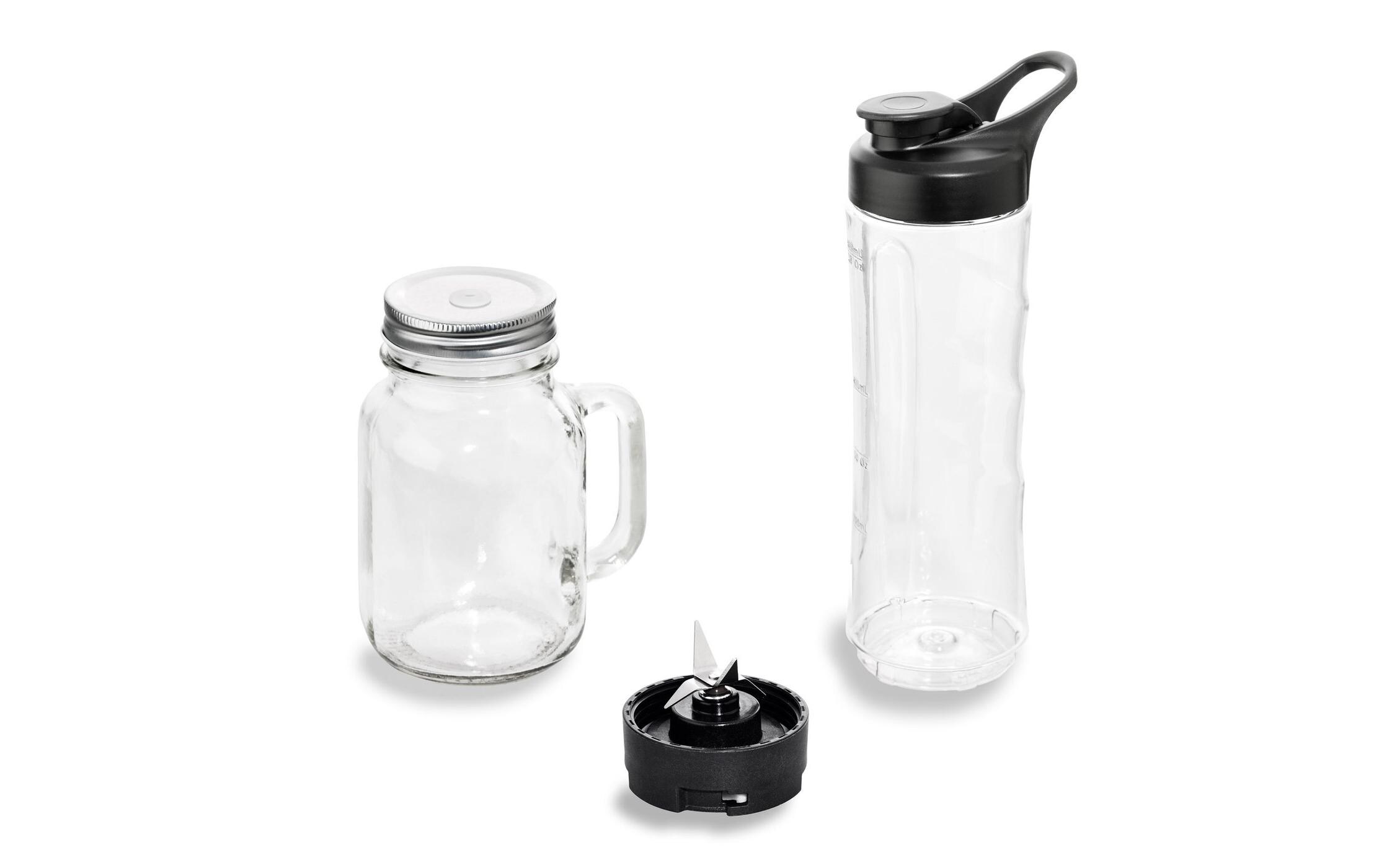 Zerkleinerer Zubehör Set Smoothie zu KA 1805Set mit Trinkflasche, Henkelbecher und Messereinsatz