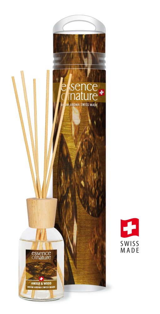 ESSENCE OF NATURE Classic Room Aroma Sticks<br>100 ml, Amber & Wood