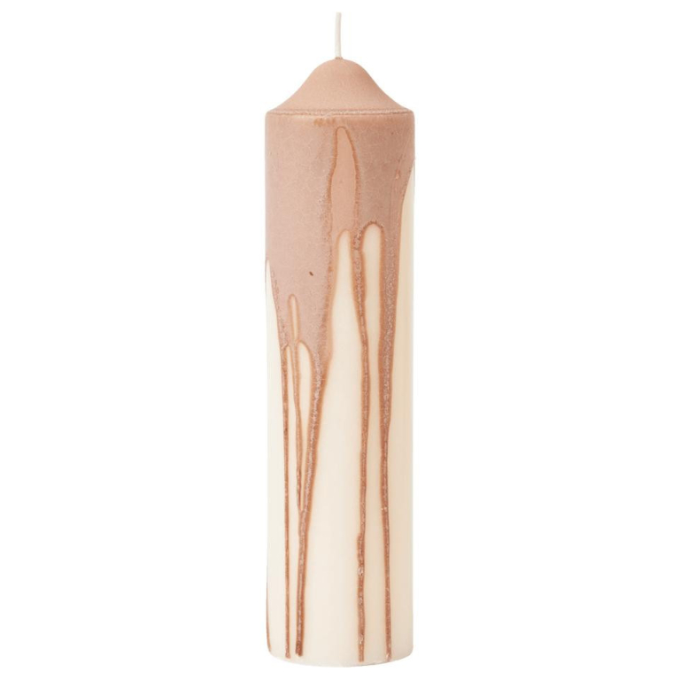 Ferm Living Dryp Pillar kaars H20 Beige
