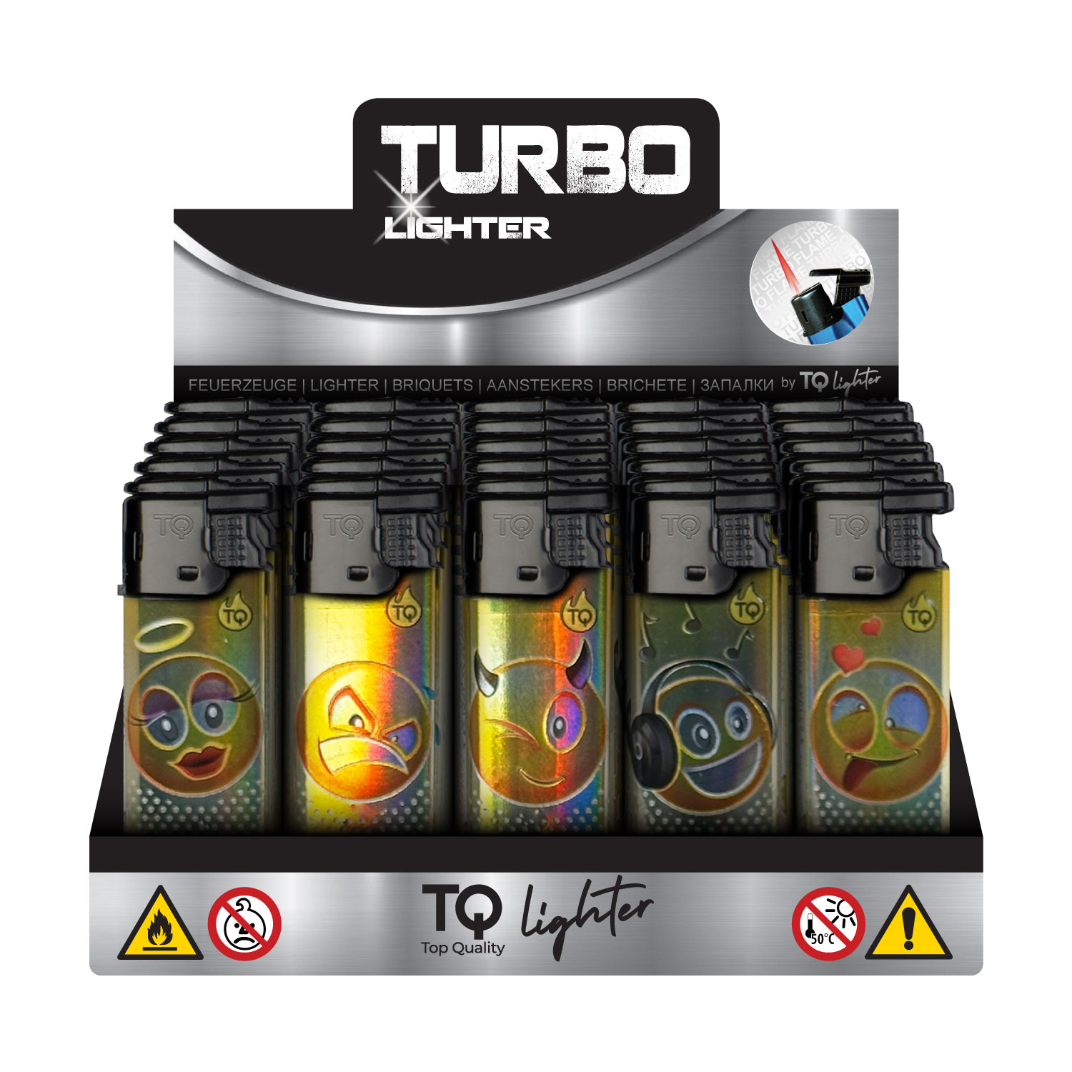 TQ Turbofeuerzeuge Happy Smiele 25 Stück