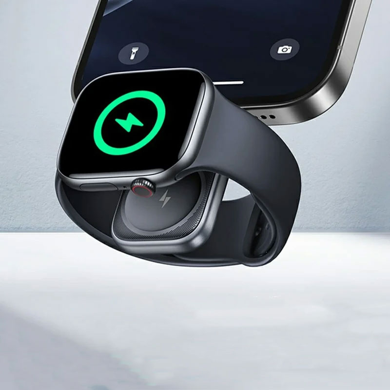 (2.5W) USB C auf Apple Watch Ladegerät Wireless Charger - Schwarz