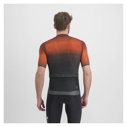 Maillot Manches Courtes Sportful Flow Supergiara Gris/Rouge