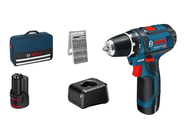 Bosch SKRUEMASKINE GSR12V-15 2X2AH 25XTB TASKE