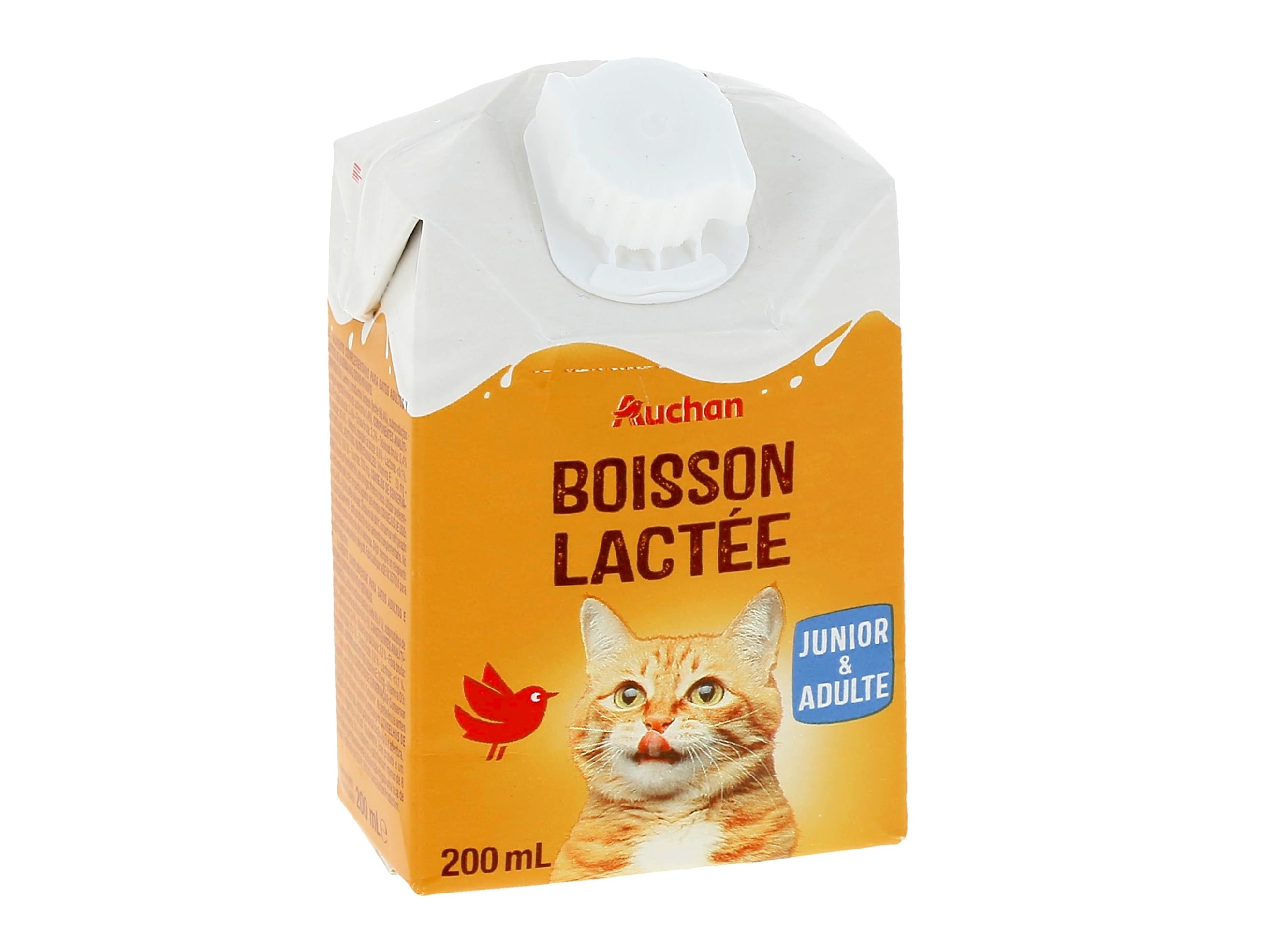 LEITE PARA GATO AUCHAN JÚNIOR E ADULTO 200ML