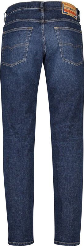Diesel - Tapered Jeans - Donkerblauw - 99% Katoen 1% Elastaan