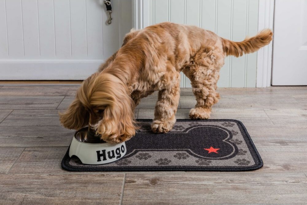 Skåleunderlag Til Hund - Pet Rebellion - Ben Og Poter - 40X60 CM
