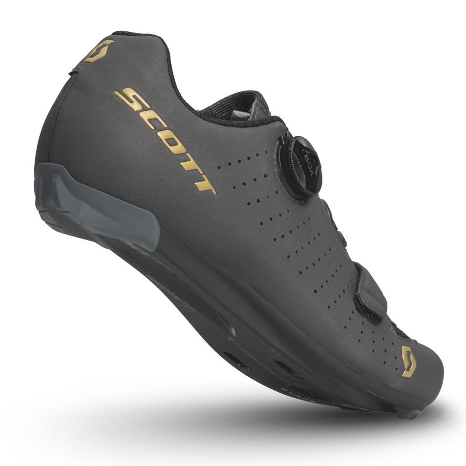 Scott Road Comp Boa Landevejssko Til Kvinder Dark Grey/Black