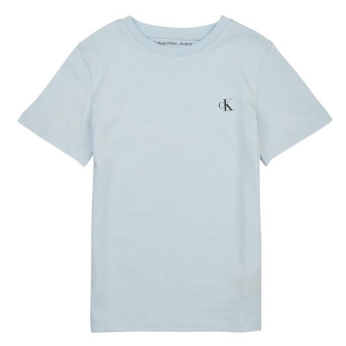 Calvin Klein Jeans - PACK MONOGRAM TOP X2 - Bleu / Bleu
