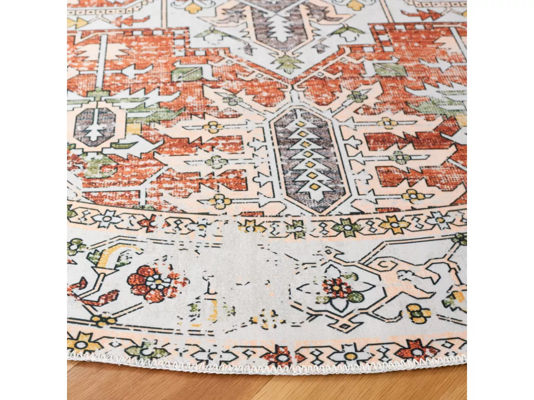 Tapis Ivory & Rust 183 X 183 cm - Denver