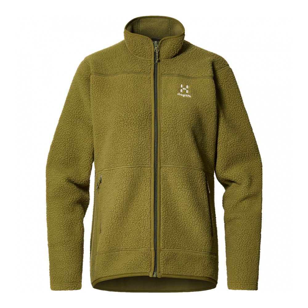Haglöfs MOSSA PILE - Polaire Femme olive green
