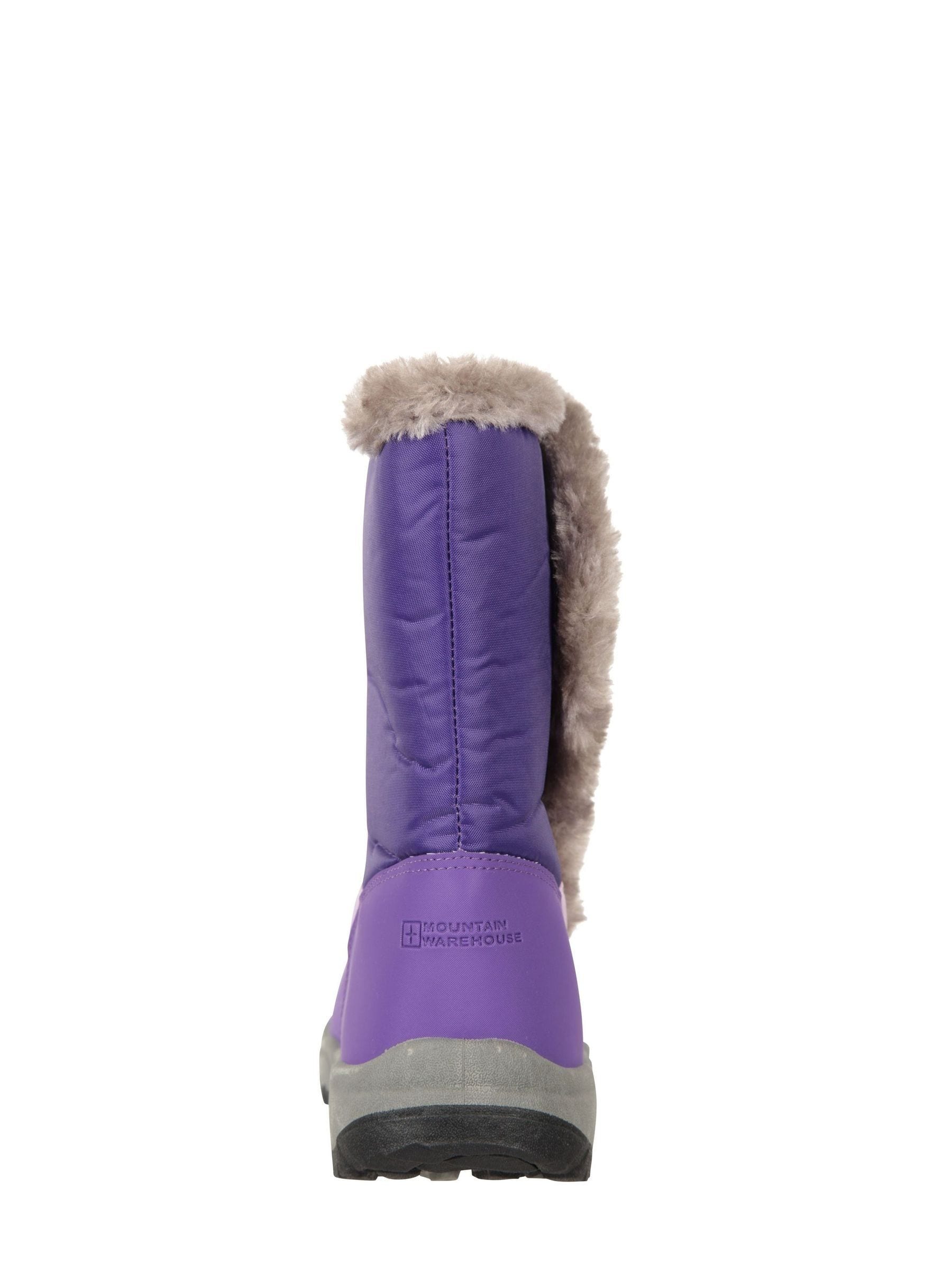Mountain Warehouse Caribou kindersneeuwlaarzen met netbont en sherpa voering