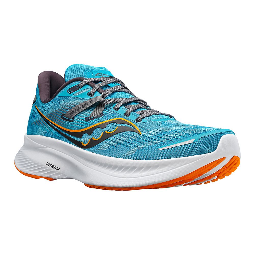 Saucony GUIDE 16 - Chaussures running Homme agave/marigold