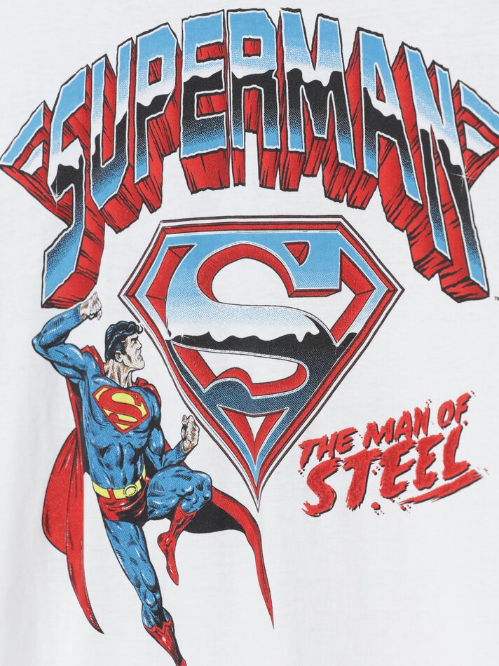 Camiseta Superman© &™ Warner Bros - Branca