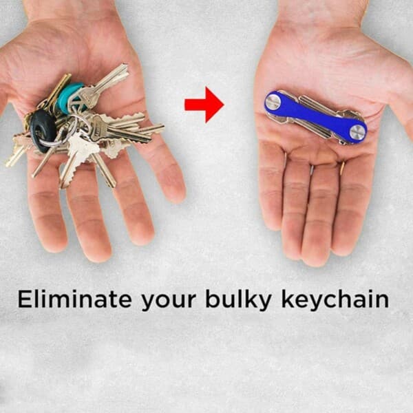 Key Organizer Key Holder Key Ring Black