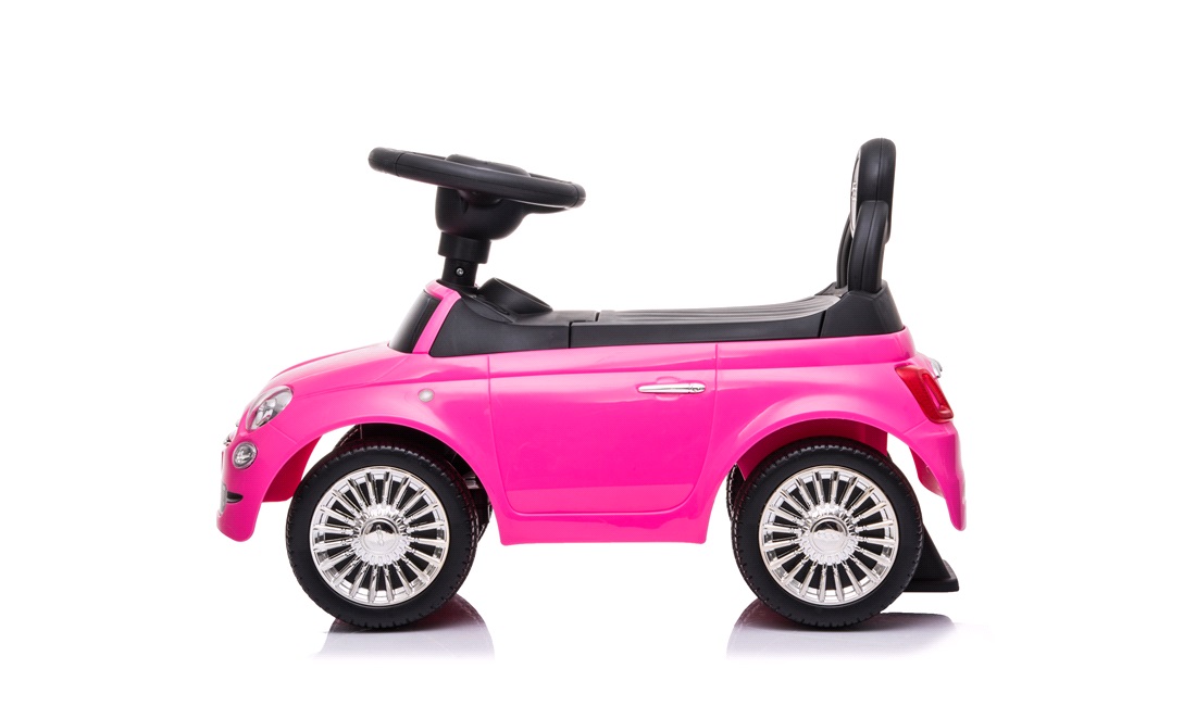 Fiat 500 gåbil pink med musik