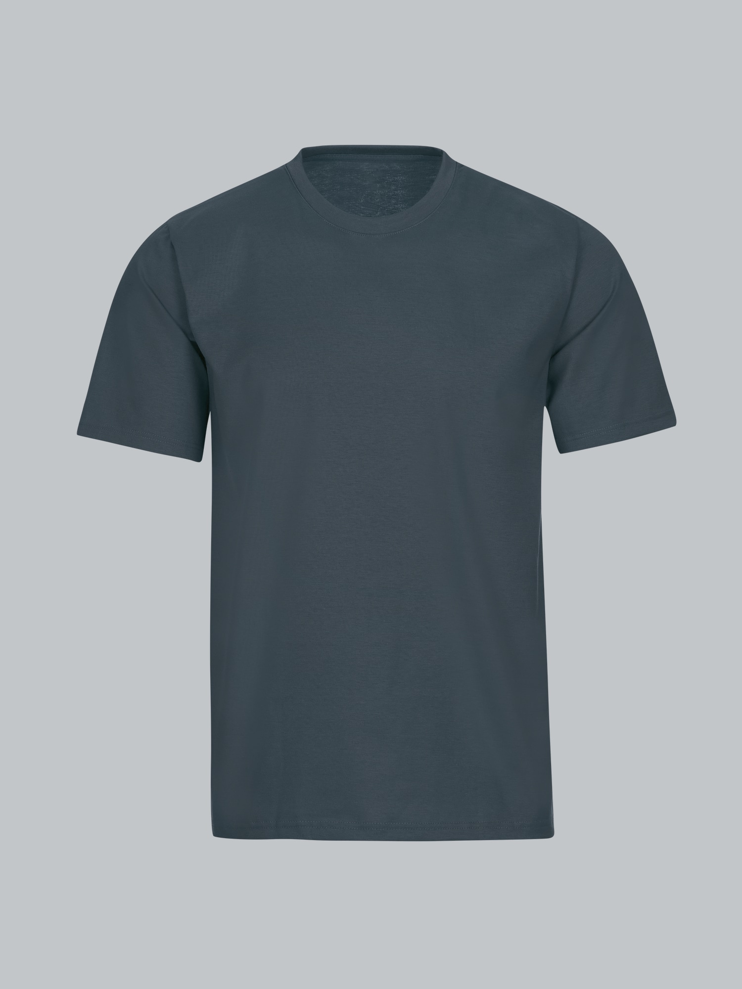 T-Shirt DELUXE Baumwolle Anthrazit