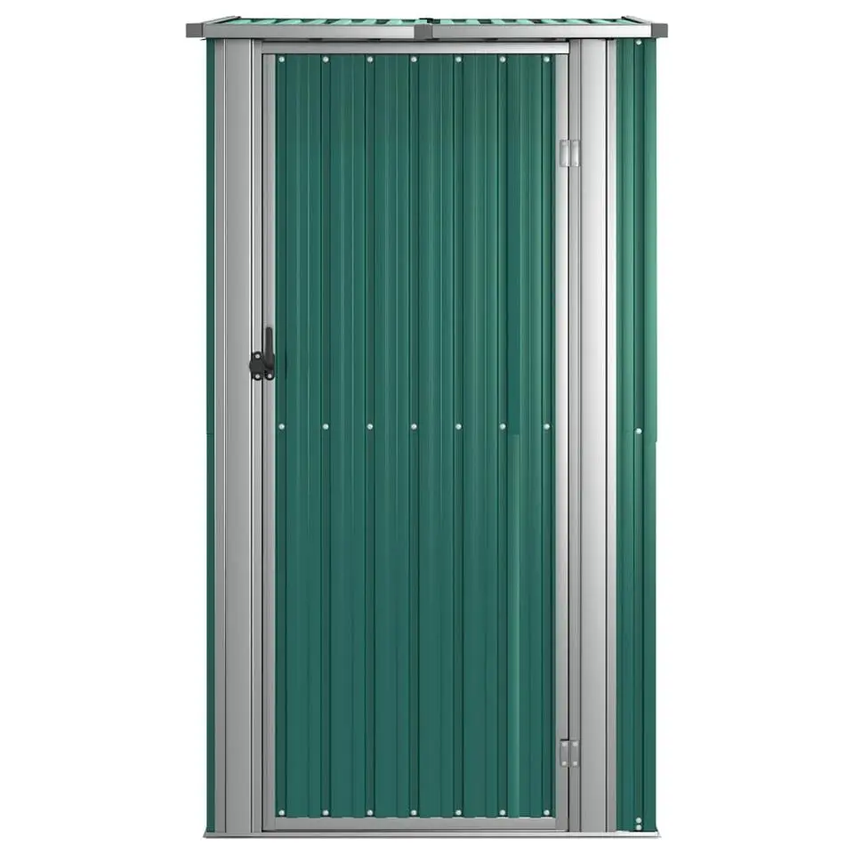 vidaXL - Tuinschuur - Groen - Staal