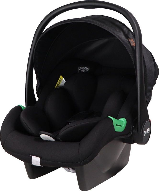 Ding Liam Black/Rose 3-in-1 Combi Kinderwagen Incl. Autostoel