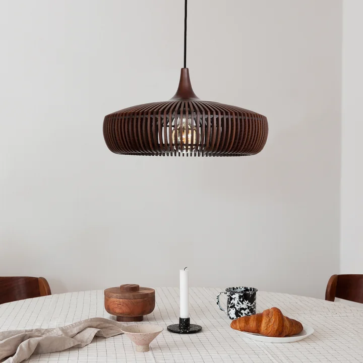 Umage - Clava Dine Wood, Ø 43 x 24 cm, Eiche dunkel