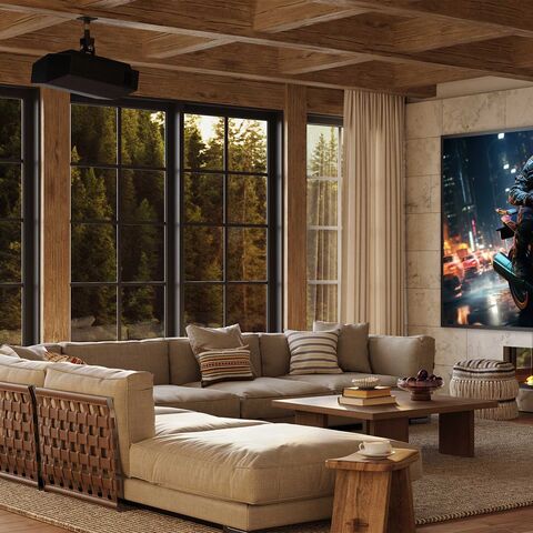 Sony VPL-XW6100ES – high-end laser 4K SXRD projector Zwart