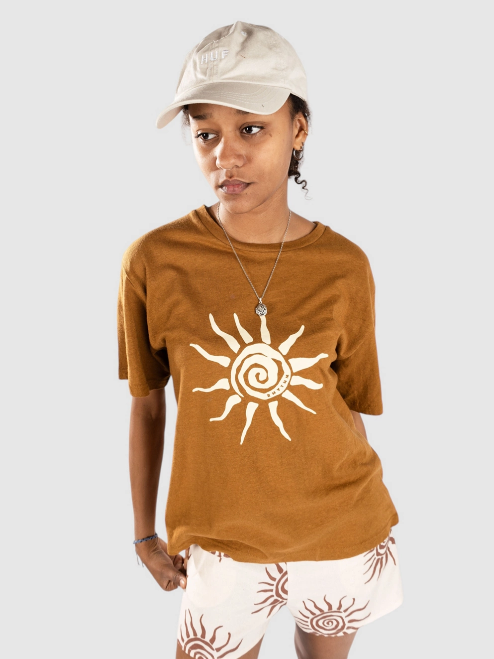 Rhythm Seafarer Overs T-Shirt brown