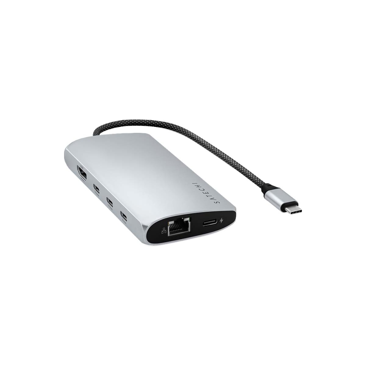 Satechi USB-C 8K Ethernet V3 Multiport USB hub (Silver)
