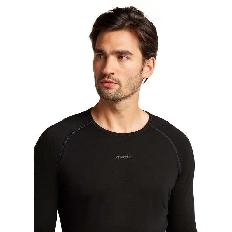 Icebreaker Herren 200 ZoneKnit Crewe Longsleeve