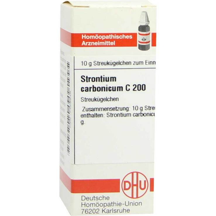 DHU Strontium carbonicum C 200 Globuli, 10 g