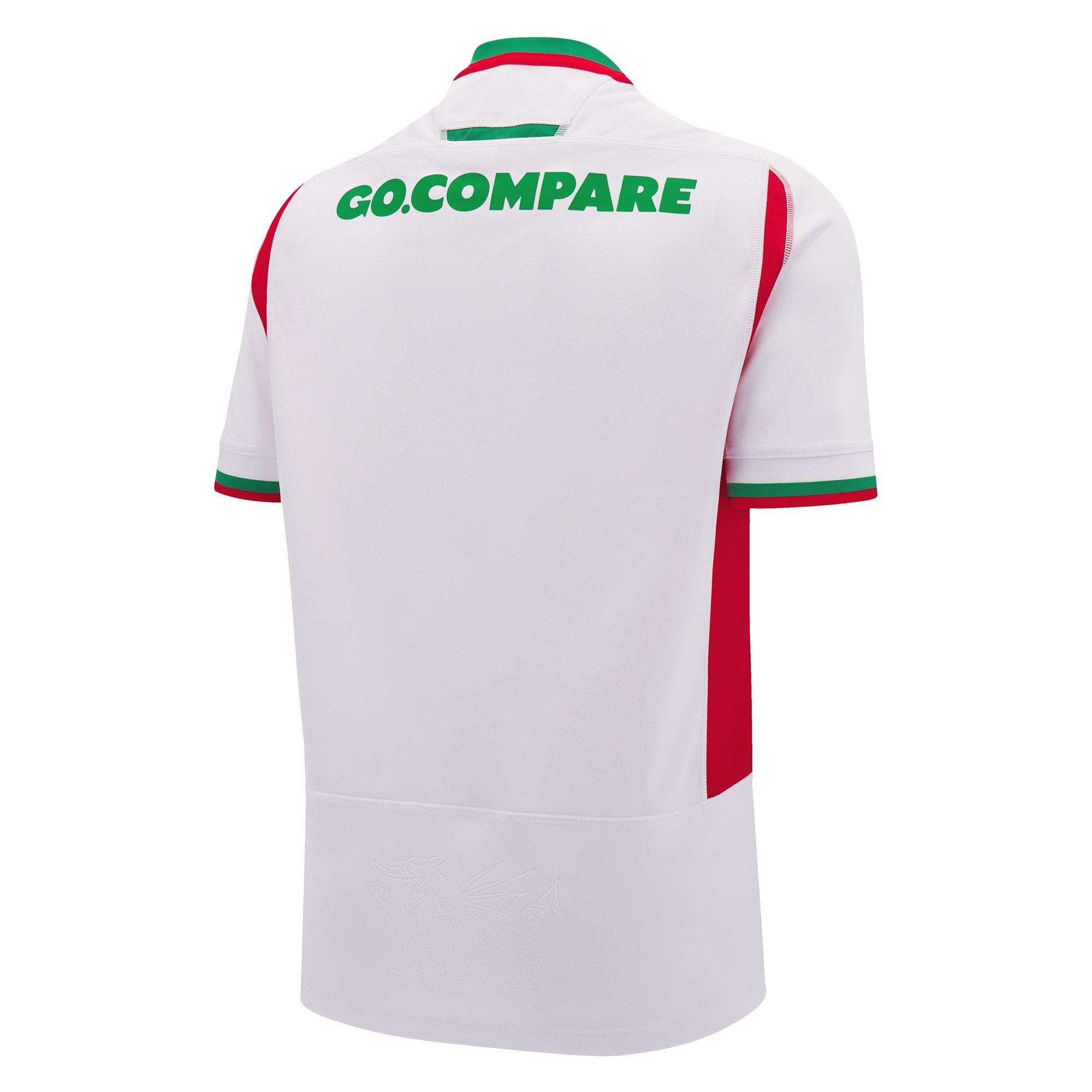 Macron Welsh Rugby Union Away Shirt 2024 Adults