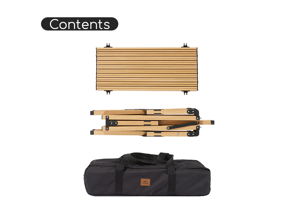 Naturehike L campingtafel - Black