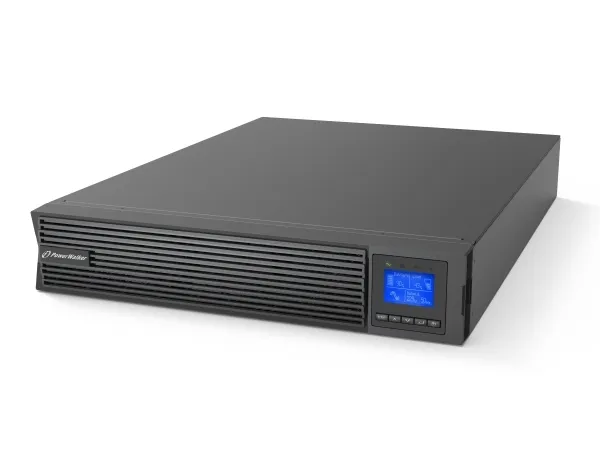 PowerWalker VFI 3000 ICR IoT - UPS (stativ-monterbar / ekstern) - 3000 Watt - 3000 VA - 9 At - RS-232, USB, Ethernet - output-stikforbindelser: 9
