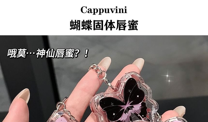 Cappuvini - Lucky Butterfly Sleutelhanger Lipgloss - 4 Kleuren