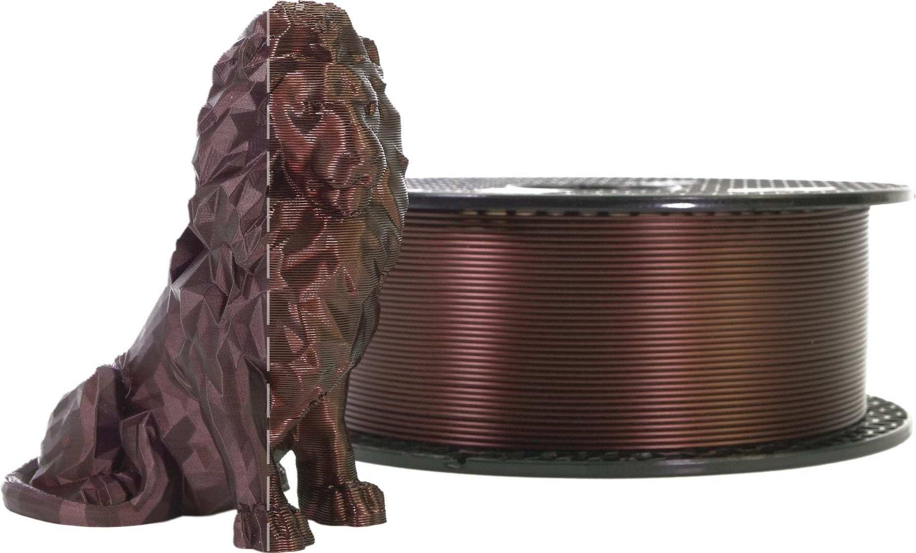 Prusa  Prusament PLA Mystic Brown (NFC), 1,75 mm / 1000 g    PLA Filament mit fantastischem Farbverlauf in Mystic Brown