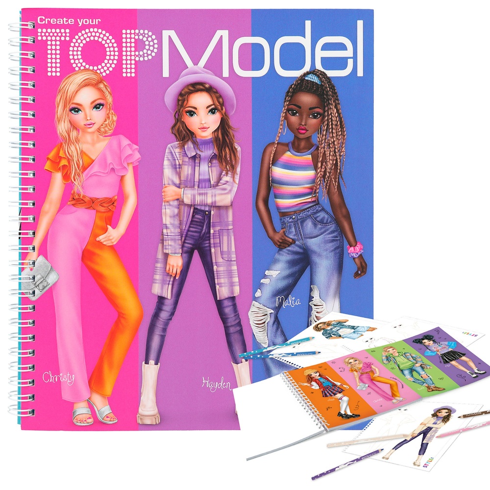 TOPModel: Gestalte dein eigenes Malbuch