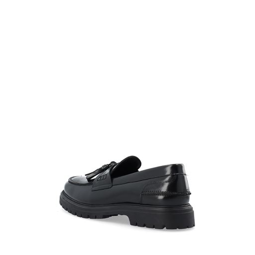 Bianco BIAGil Tassel Loafers, Black, 45