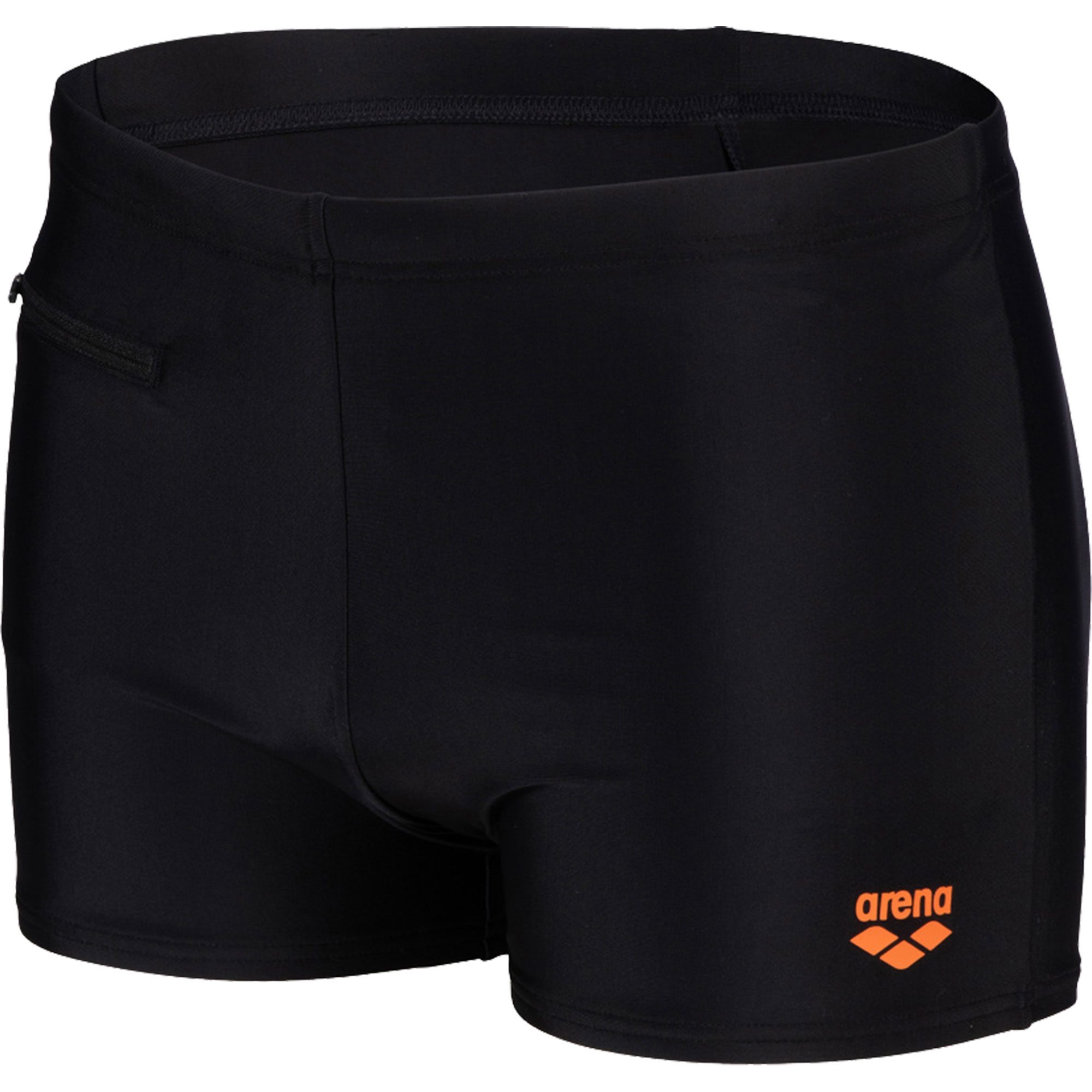 Arena Zip Badehose Herren schwarz