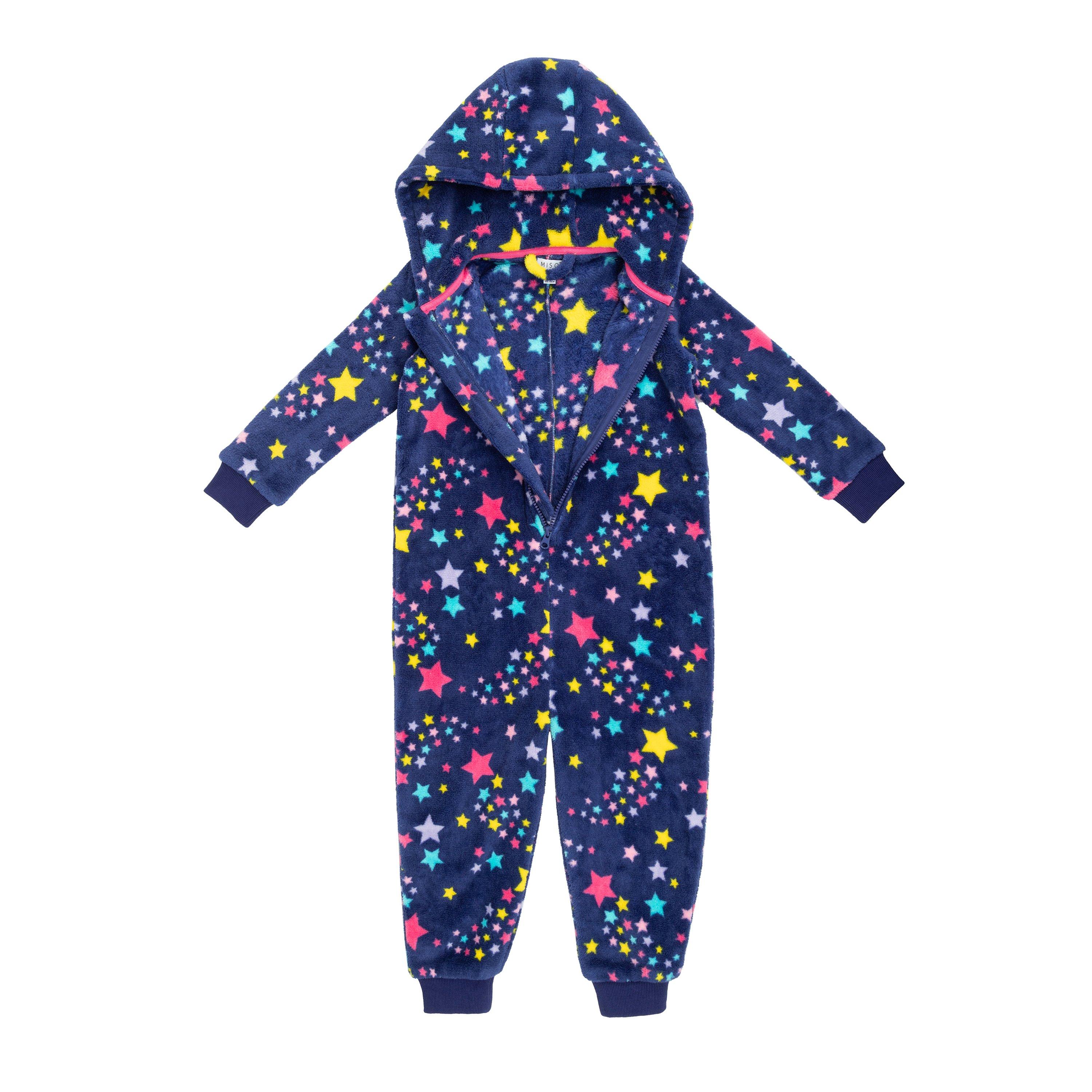Miso Kids Girls Star Fleece Onesie