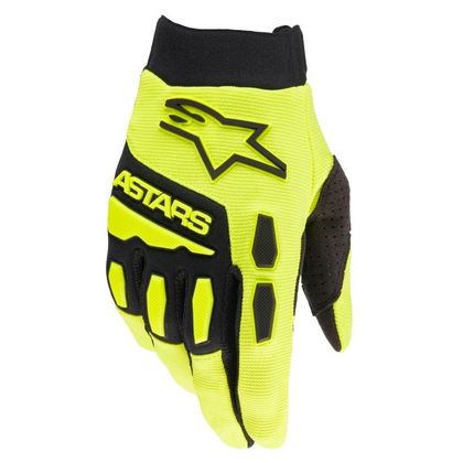 Gants cross Alpinestars FULL BORE - YELLOW FLUO BLACK 2023 - Jaune / Noir