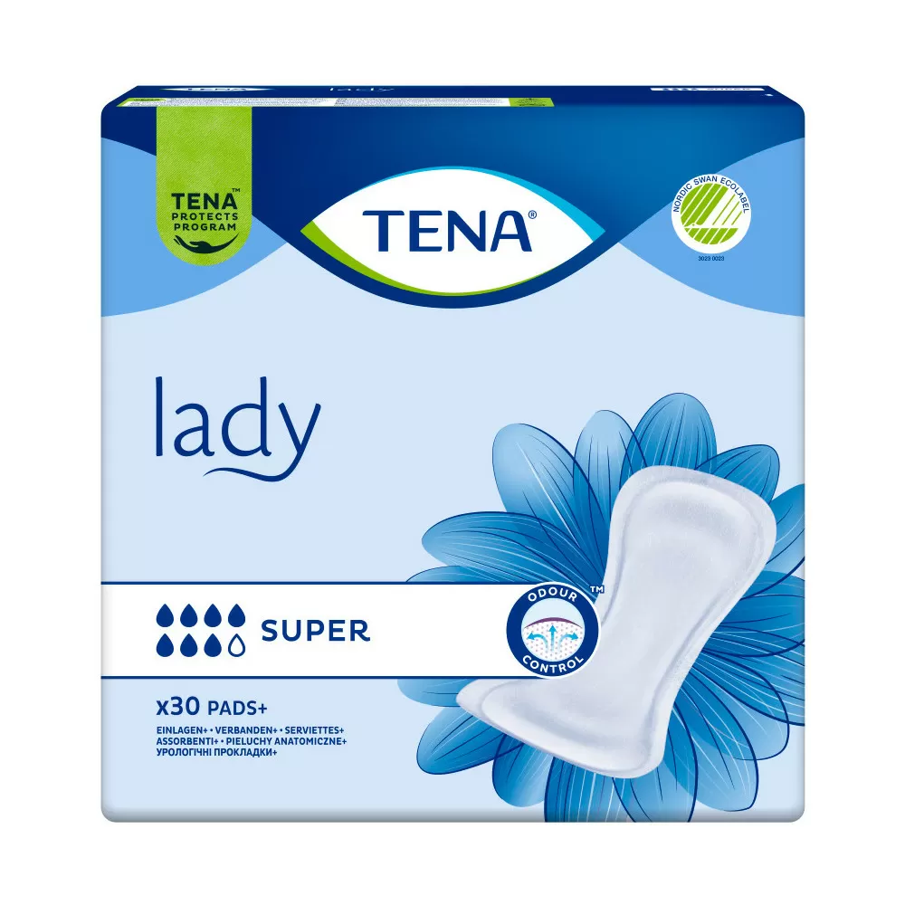 TENA Lady Super Inkontinensbind - 30 stk.