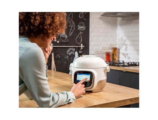 MOULINEX - Multicuiseur intelligent 3l 900w blanc/argent ce922110