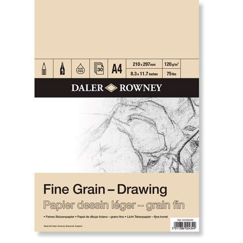 DALER-ROWNEY Zeichenblock, 120g/qm