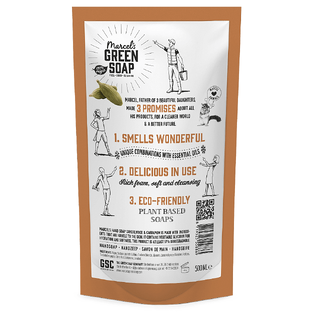 Marcels Green Soap Handzeep Sandelhout & Kardemom Navulling 500ML