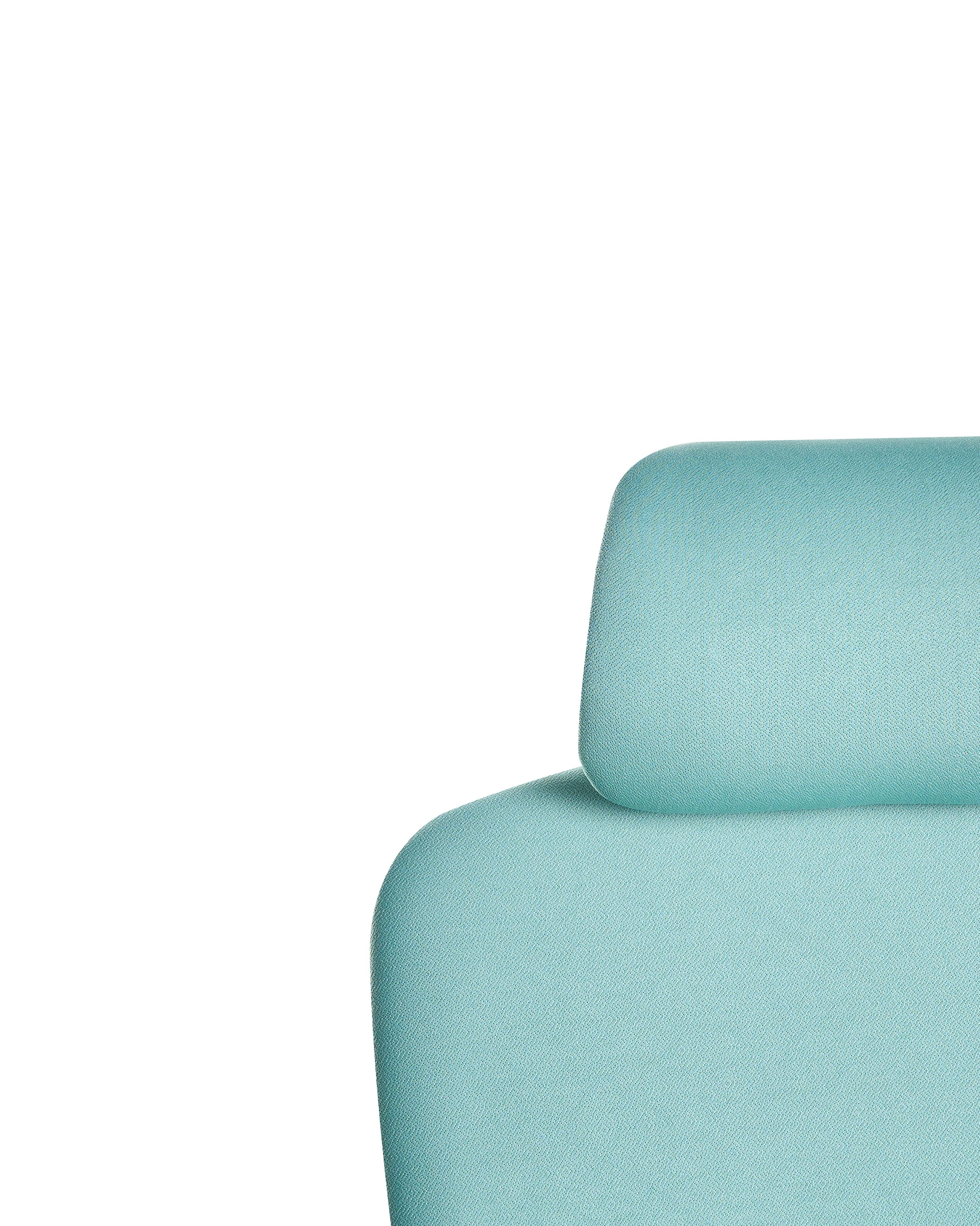 Bureaustoel VISCOUNT Stof Groenblauw